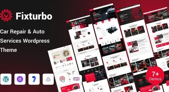 Fixturbo – Car Service & Auto Repair Elementor WordPress Theme MultiPurpose
