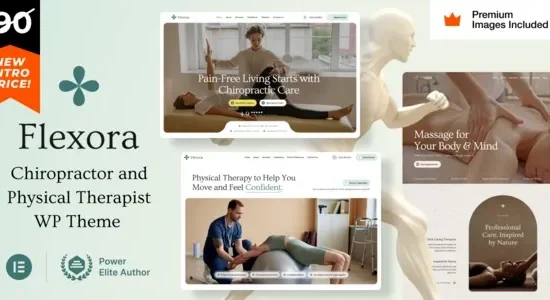 Flexora - Chiropractors Message and Physical Therapists WordPress Theme