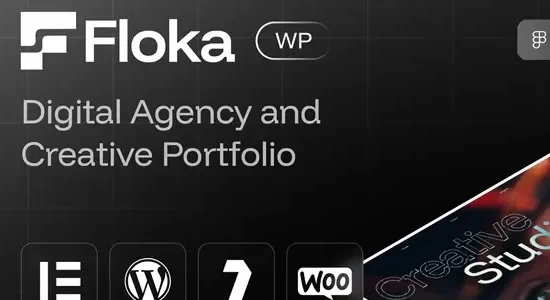 Floka – Digital Agency & Portfolio WordPress Theme