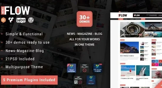 Flow News – Magazine and Blog WordPress Theme
