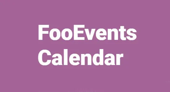 FooEvents Calendar