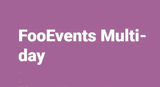 FooEvents Multi-Day