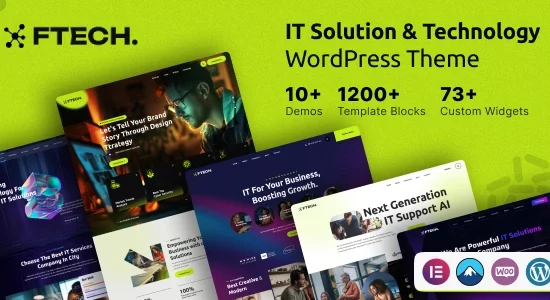 Ftech – IT Solution & Technology WordPress