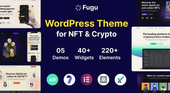 Fugu – NFT & Crypto WordPress Theme