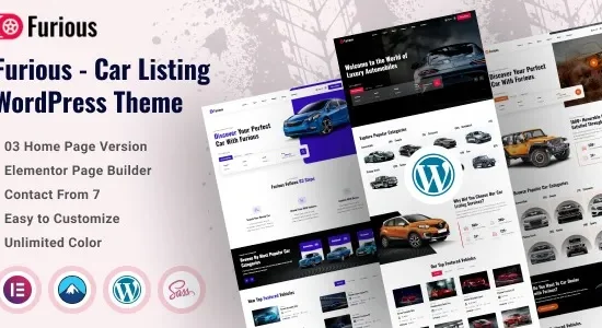 Furious - Car Listing WordPress Theme