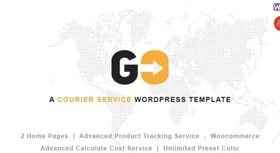 GO Courier - Delivery Transport WordPress Theme