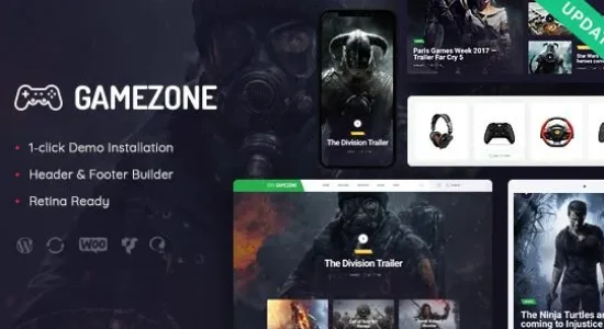Gamezone – Video Gaming Blog & Esports Store WordPress Theme