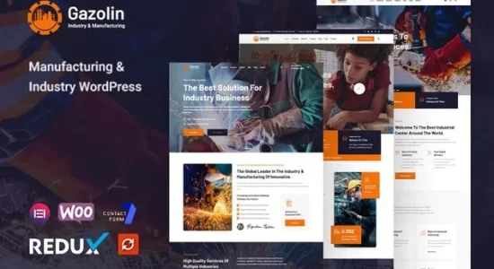 Gazolin – Industry & Factory WordPress Theme