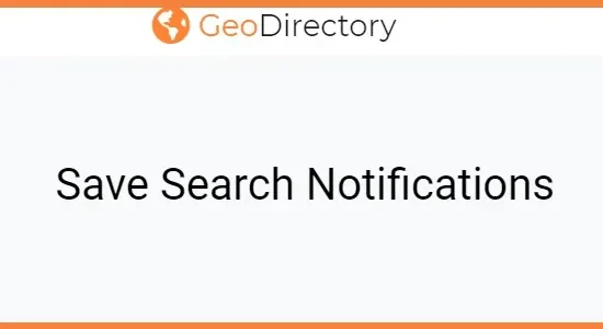 GeoDirectory Save Search Notifications 2.1.4