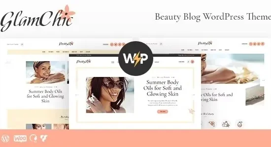GlamChic – Beauty Blog & Online Magazine WordPress Theme