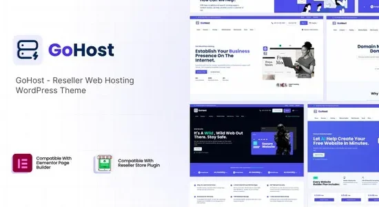 GoHost – Reseller Web Hosting WordPress Theme