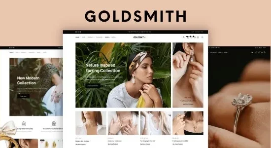 GoldSmith – Jewelry Store WooCommerce Elementor Theme