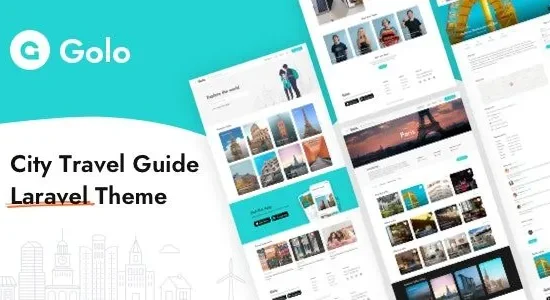 Golo- City Travel Guide Laravel Theme