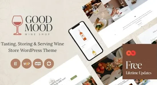 Good Mood – Wine Shop WordPress Theme