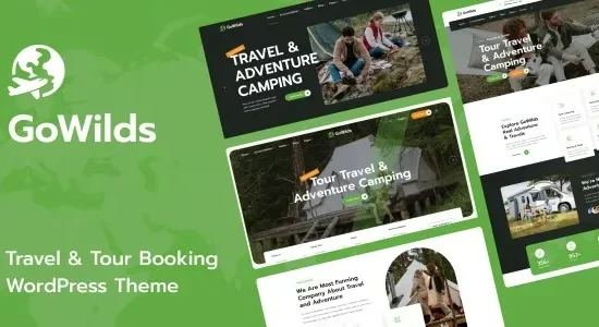 Gowilds - Travel & Tour Booking WordPress Theme