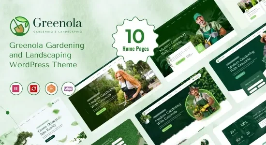 Greenola - Gardening & Landscaping WordPress Theme