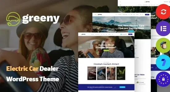 Greeny – Electric Car Dealership WordPress Theme