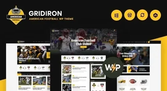 Gridiron – American Football & NFL Superbowl Team WordPress Theme