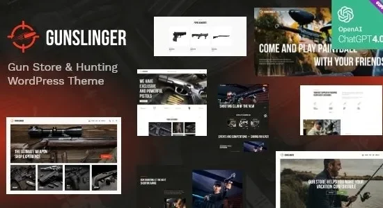 Gunslinger – Gun Store & Hunting WordPress Theme