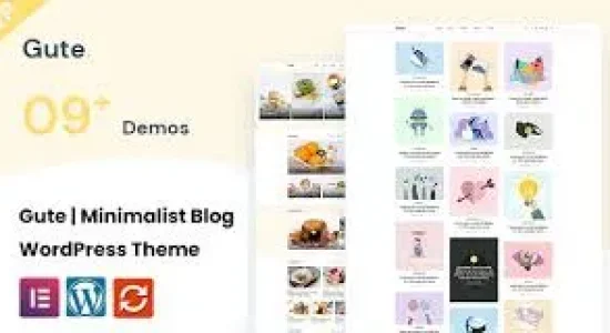 Gute – Minimalist Blog WordPress Theme