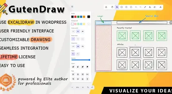 GutenDraw Visualize Ideas with Excalidraw in WordPress