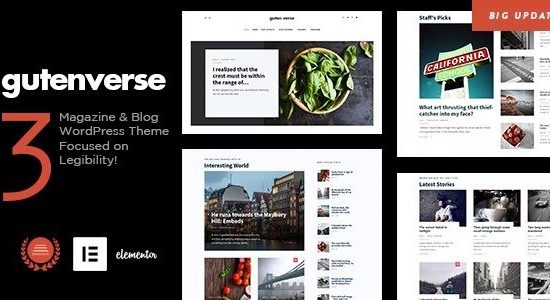 GutenVerse 4.1 – Magazine and Blog Theme