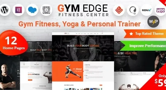 Gym Edge – Gym Fitness WordPress Theme