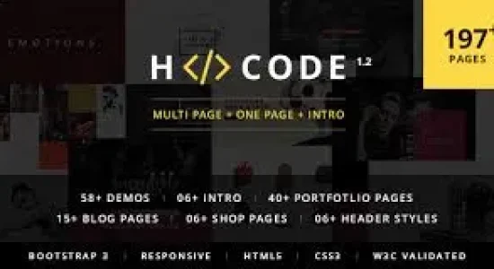 H-Code - Responsive & Multipurpose WordPress Theme