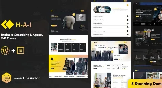 Hai - Elementor Agency WordPressTheme