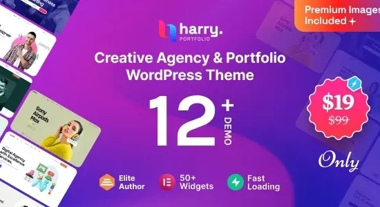 Harry- Creative Agency & Portfolio WordPress Theme