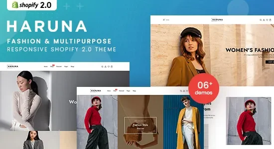 Haruna - Fashion & Multipurpose Shopify 2.0 Theme