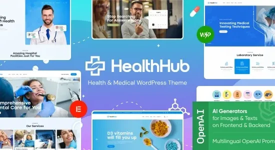 HealthHub – Health & Medical WordPress Theme
