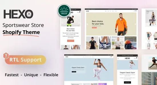 Hexo - Sportswear Shopify Theme 2.0