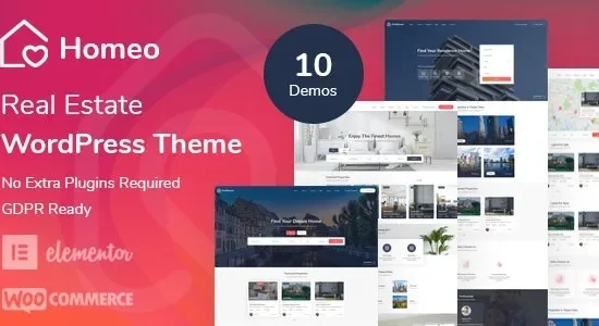 Homeo – Real Estate WordPress Theme
