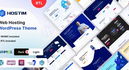 Hostim – Web Hosting WordPress Theme with WHMCS