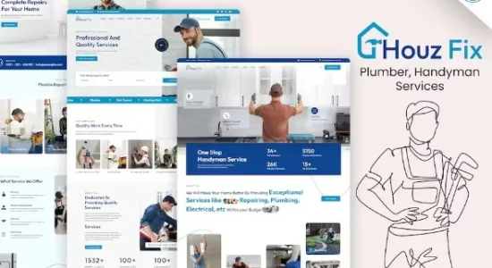 HouzFix – Plumber, Handyman WordPress Theme