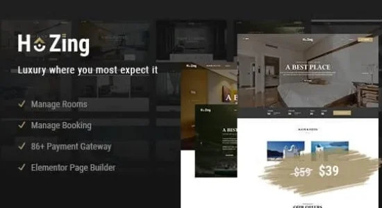 Hozing 1.2.7 – Hotel Booking WordPress Theme