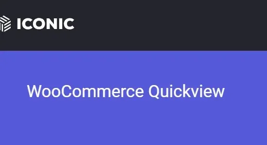 Iconic WooCommerce Quickview