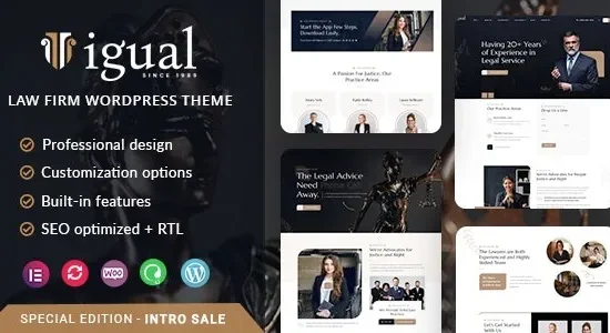 Igual – Law Firm WordPress Theme