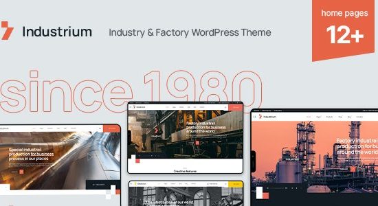 Industrium Industry & Factory WordPress Theme