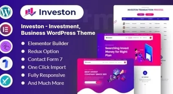 Investon – Investment, Business, Finance, Consult Agency WordPress Theme