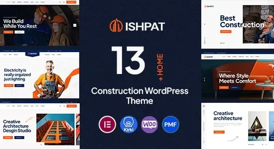 Ishpat - Construction WordPress Theme