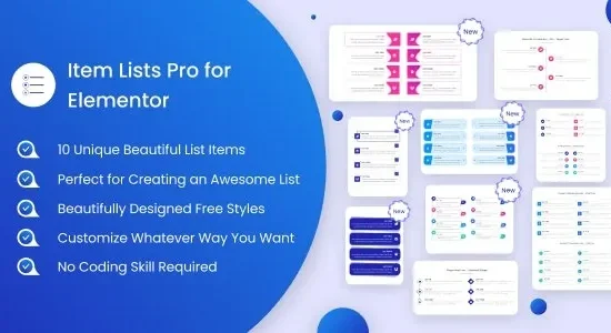 Item Lists Pro for Elementor
