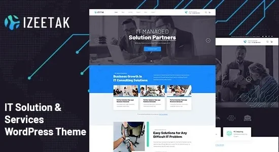 Izeetak - IT Solutions & Services WordPress Theme