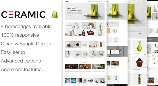JMS Ceramics - Responsive Shopify Theme