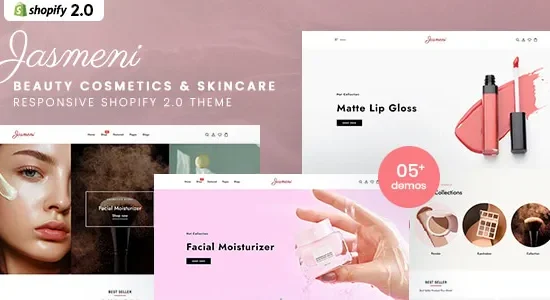 Jasmeni - Beauty Cosmetics & Skincare Shopify 2.0 Theme
