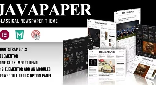 Javapaper 1.7 – Classic Newspaper Theme