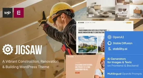 Jigsaw - Building & Construction WordPress Theme