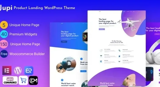 Jupi - Product Landing WordPress Theme