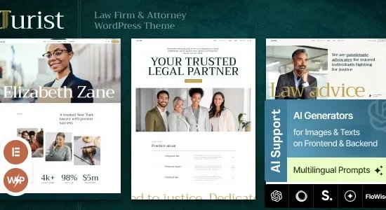 Jurist – Law Firm & Attorney WordPress Theme
